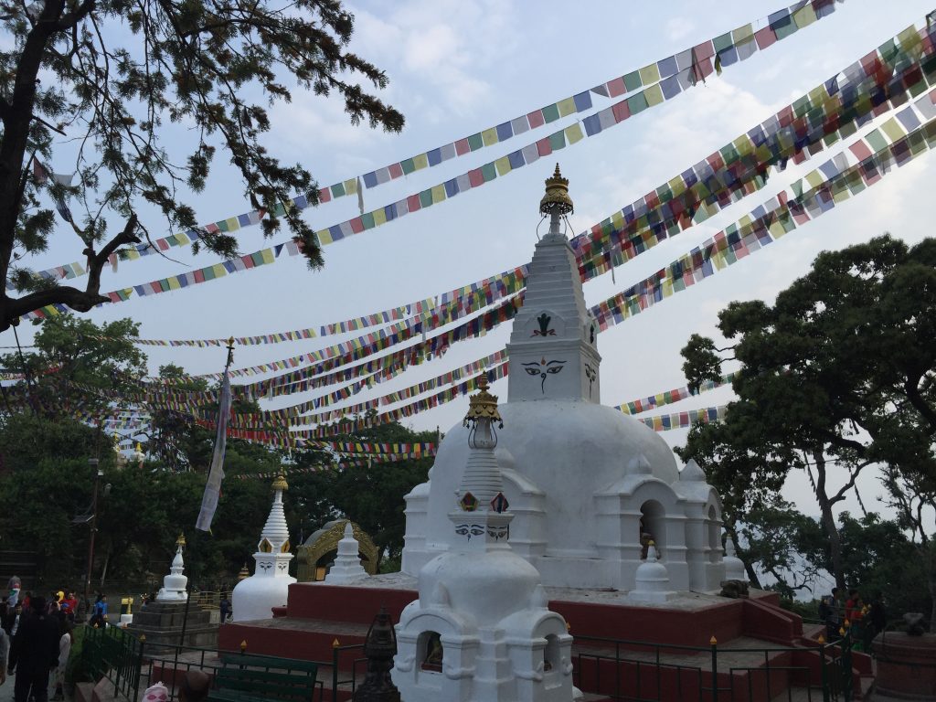 monkey temple in Kathmandu