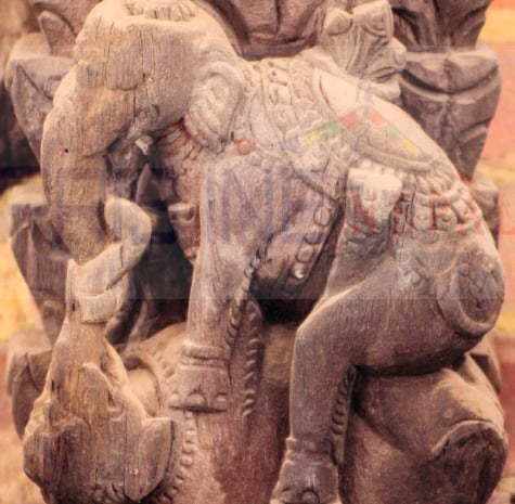 Elephant-temple-with-erotic-carving