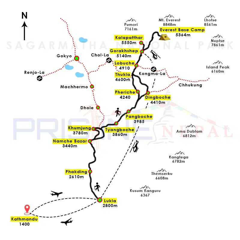 everest-base-camp-trek-with-heli-ride-map