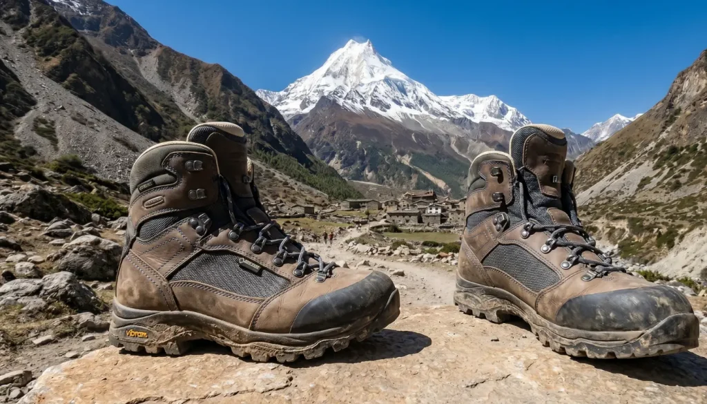 trekking-boots-for-packing-list