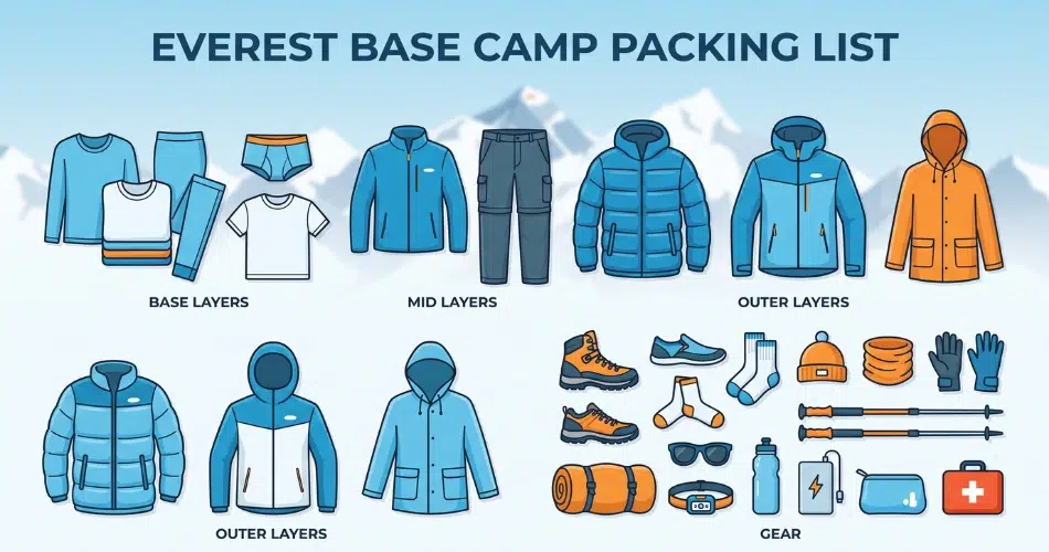 necessary-items-for-everest-base-camp-trek